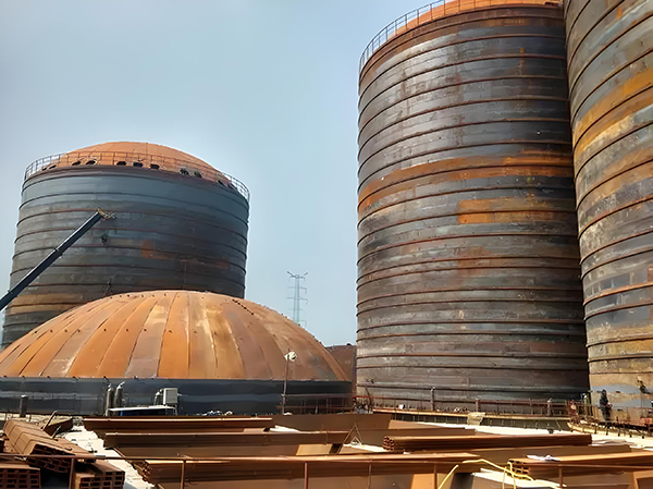 二道焦粉钢板仓